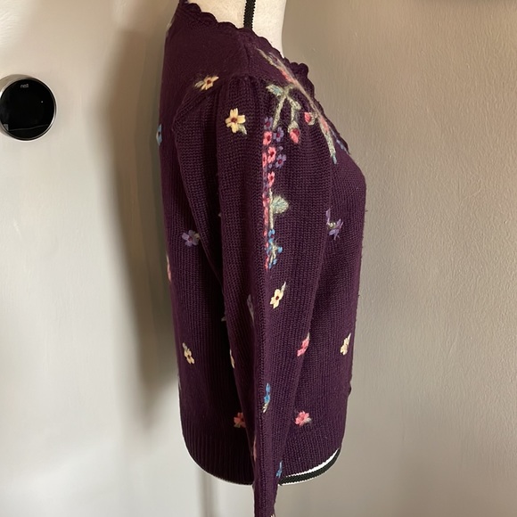 Herman Geist hand embroidered wool sweater - Picture 4 of 6